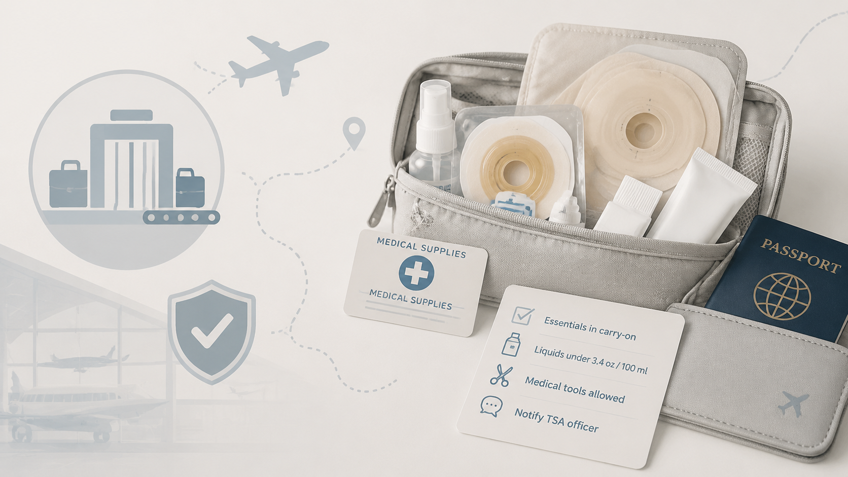 Flying with an Ostomy: TSA Screening and Carry-On Tips