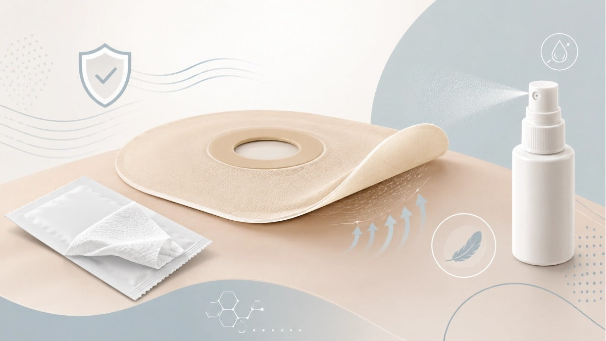 Ostomy Adhesive Remover Wipes vs Spray: How to Remove a Barrier Without Hurting Skin