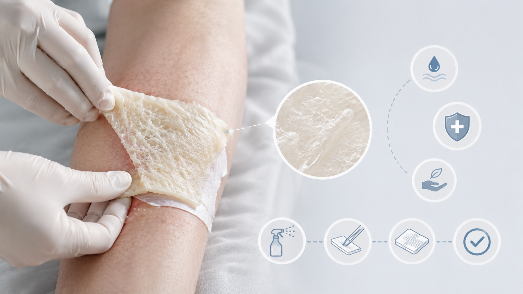 Alginate Dressing Stuck to the Wound? Safe Removal Steps and What to Avoid
