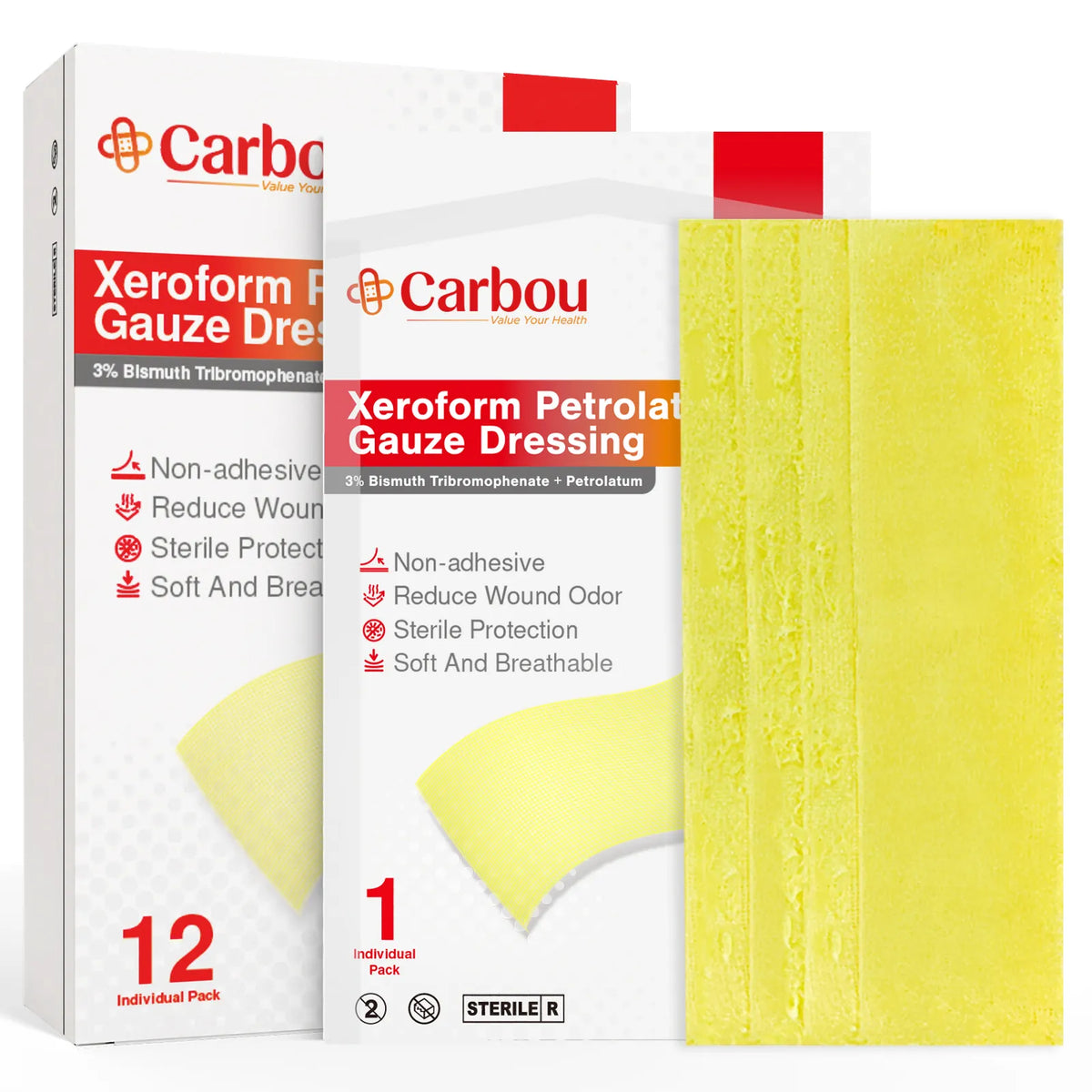Carbou Xeroform Petrolatum Dressing with 3% Bismuth Tribromophenate