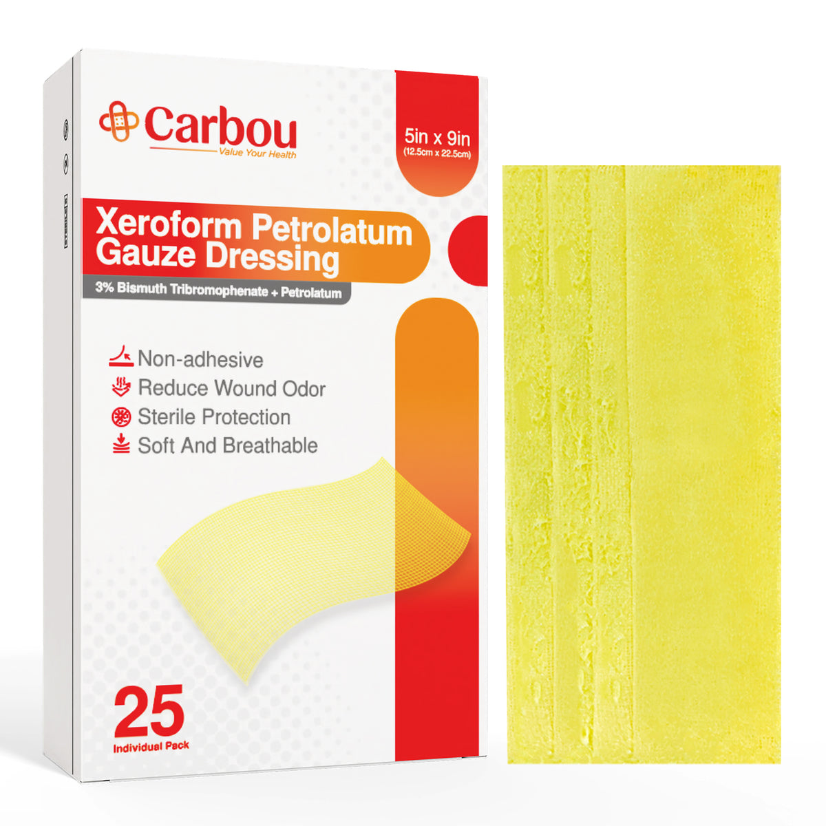 Carbou Xeroform Petrolatum Dressing with 3% Bismuth Tribromophenate