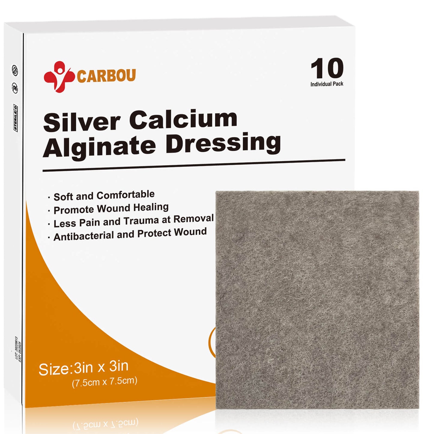 Carbou Silver Calcium Alginate Wound Dressing