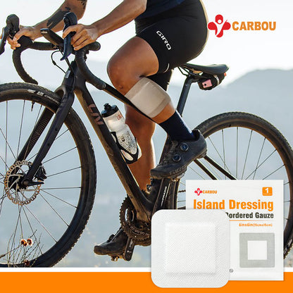 Carbou Island Wound Dressing with Bordered, 6in x 6in