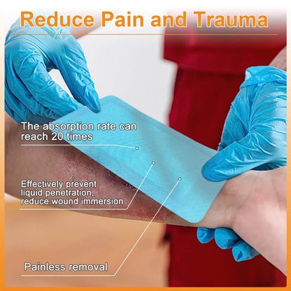 Carbou Super Absorbent Wound Dressing Pads, Non Adhesive