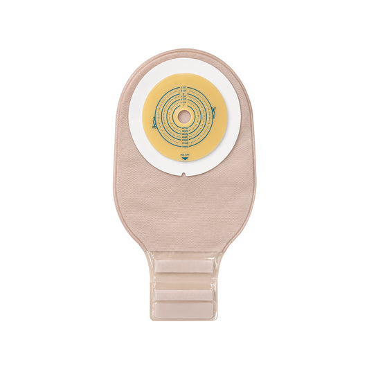 One-piece ostomy bag with Velcro closure and carbon filter by Carbou