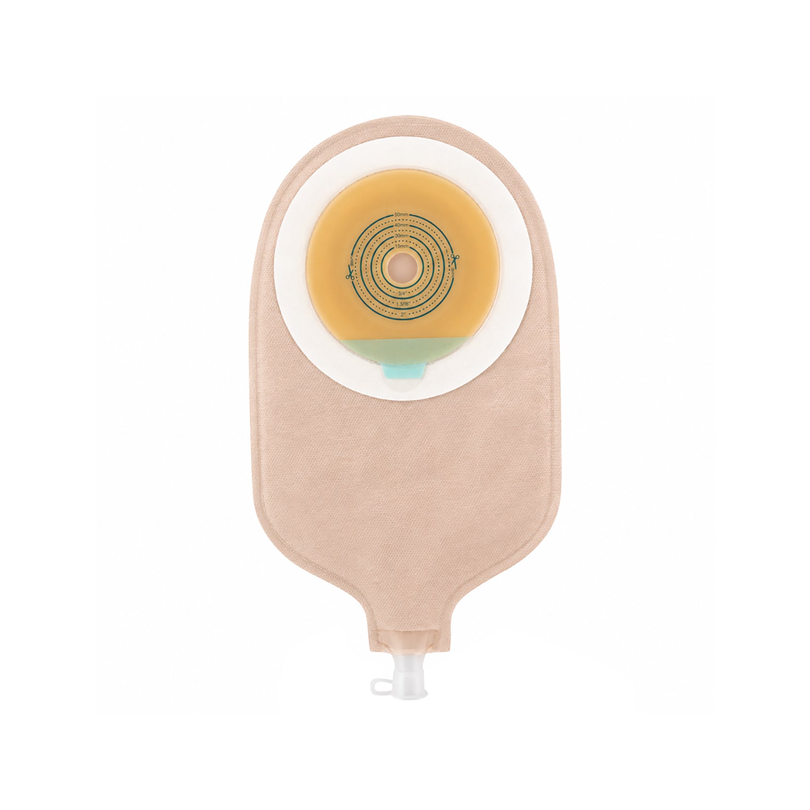 One-piece urostomy bag with drainable valve by Carbou