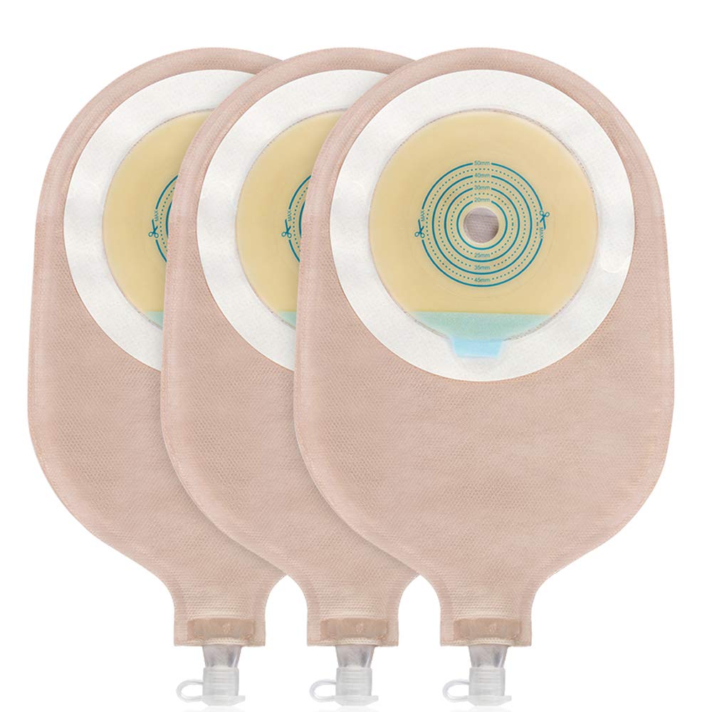 One-piece urostomy bag with drainable valve by Carbou