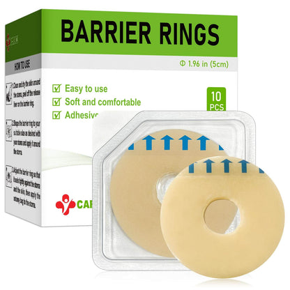 Ostomy barrier ring for leak prevention by Carbou