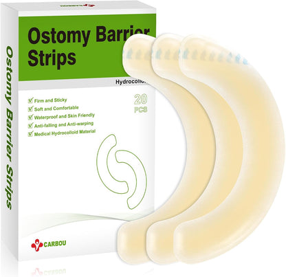 Ostomy barrier strip for leak protection by Carbou