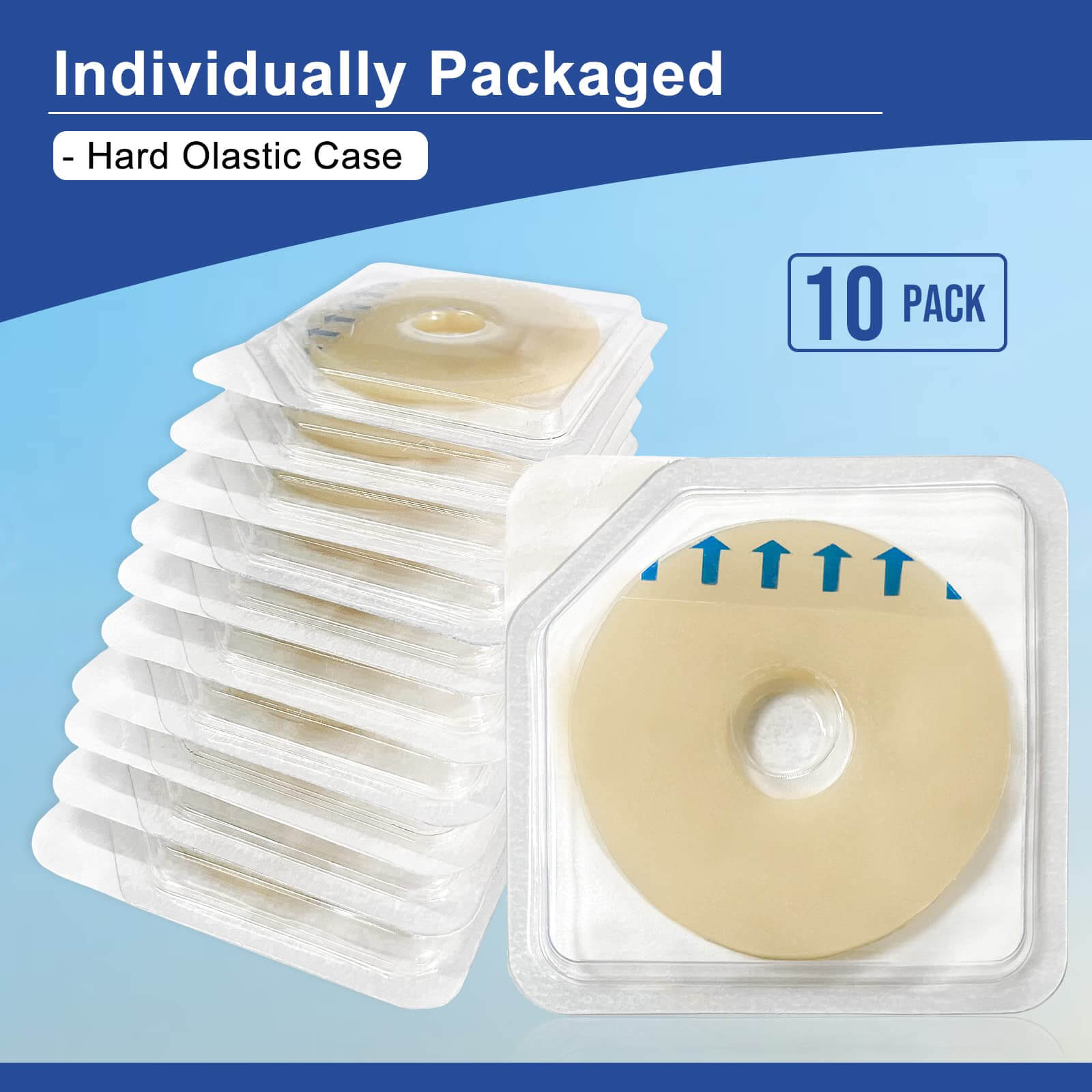 Carbou ostomy barrier ring is individually pack