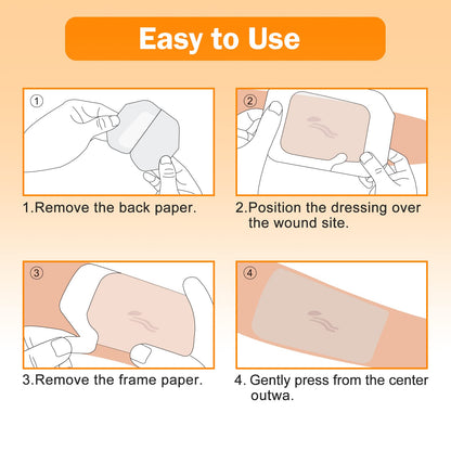 how to use transparent film dressing