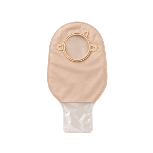 Carbou two-piece ostomy bag with clamp