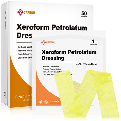 Xeroform Petrolatum Dressing 1" x 8" by Carbou