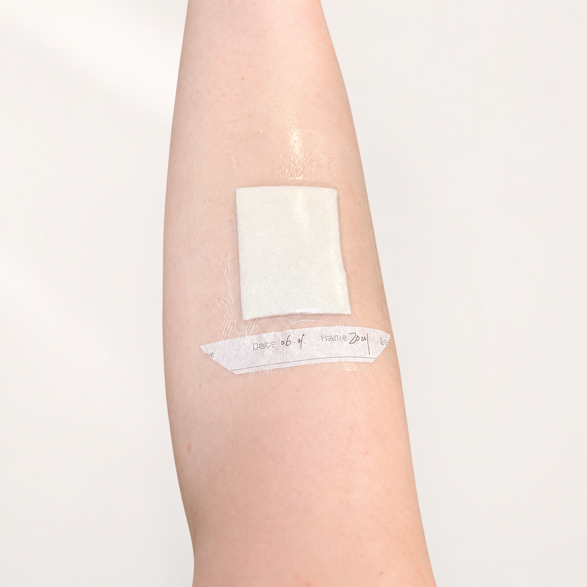 how to use transparent film Dressing：step 3