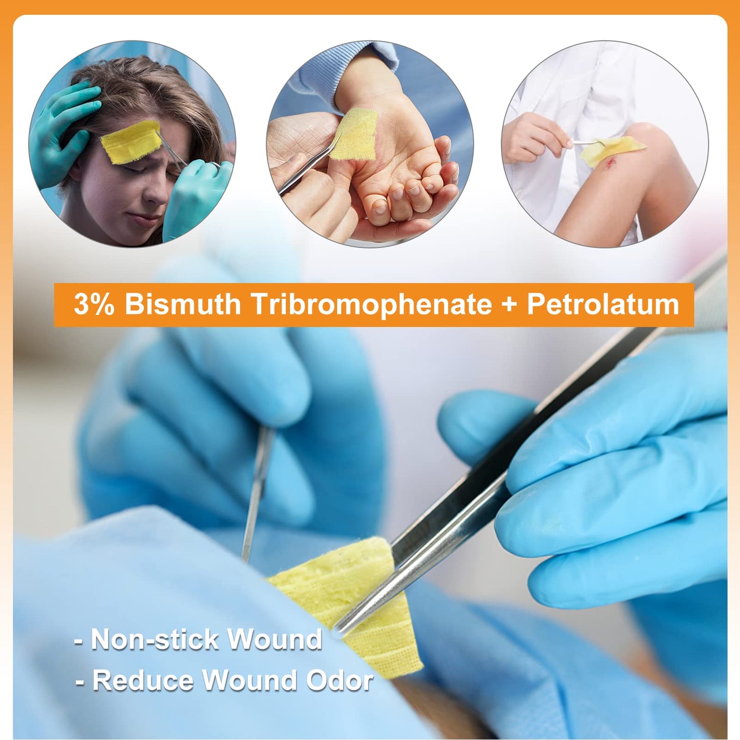 Carbou Xeroform Petrolatum Dressing with 3% Bismuth Tribromophenate