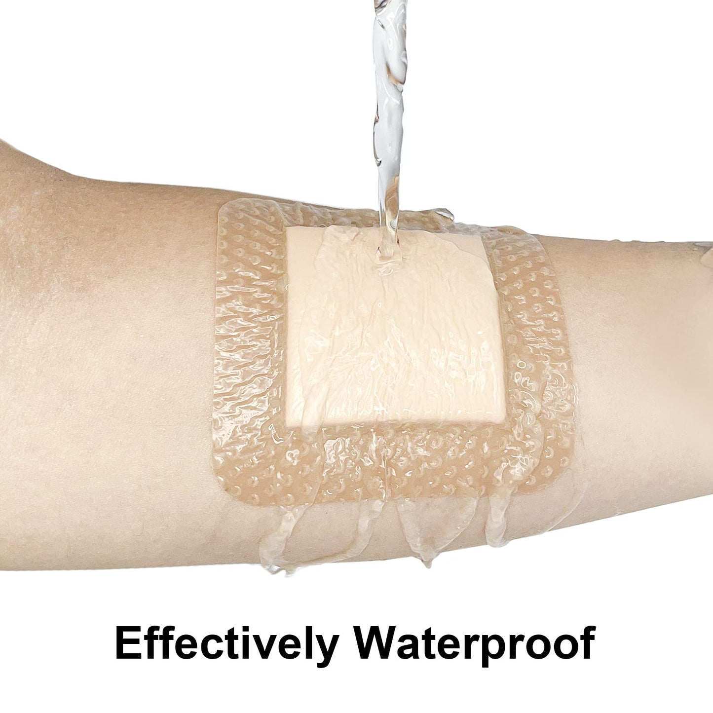 Carbou Silicone Foam Dressing with Adhesive Gentle Border