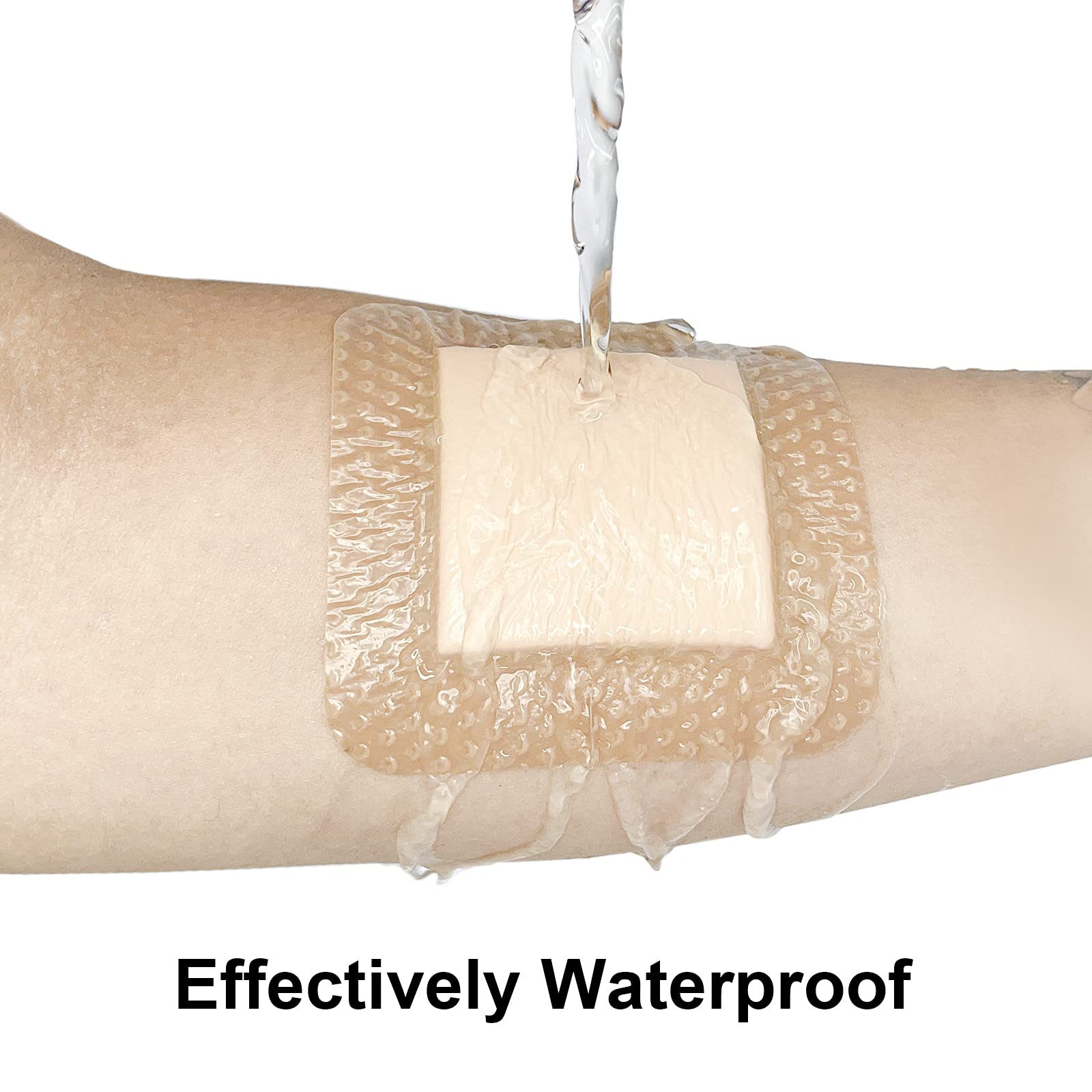 Carbou Silicone Foam Dressing with Adhesive Gentle Border