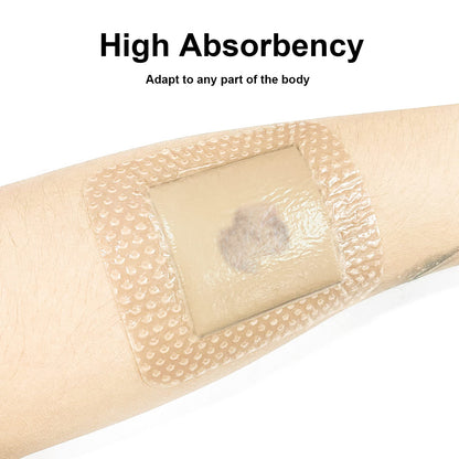 Carbou Silicone Foam Dressing with Adhesive Gentle Border