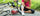 The island dressing was applied to the lower leg of the woman who was injured in a cycling accident.