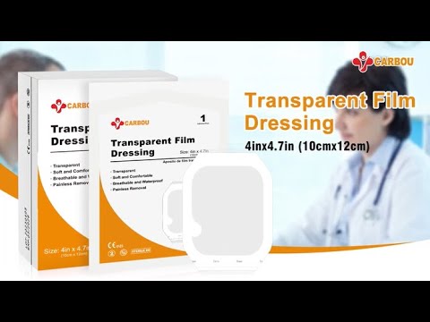 transparent dressing Transparent Film Dressing, Medical Adhesive Sterile I. V. Film Plaster Tape Waterproof Transparent Cannula IV Fixing Dressing for Hospital